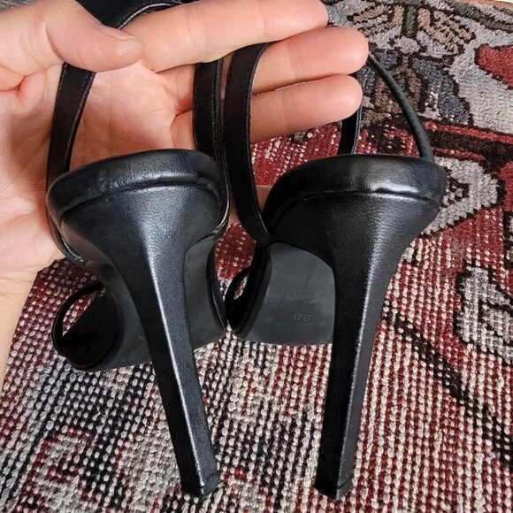 Senso Tyra III Black Leather Heels (38 or US 8) - Picture 9 of 10